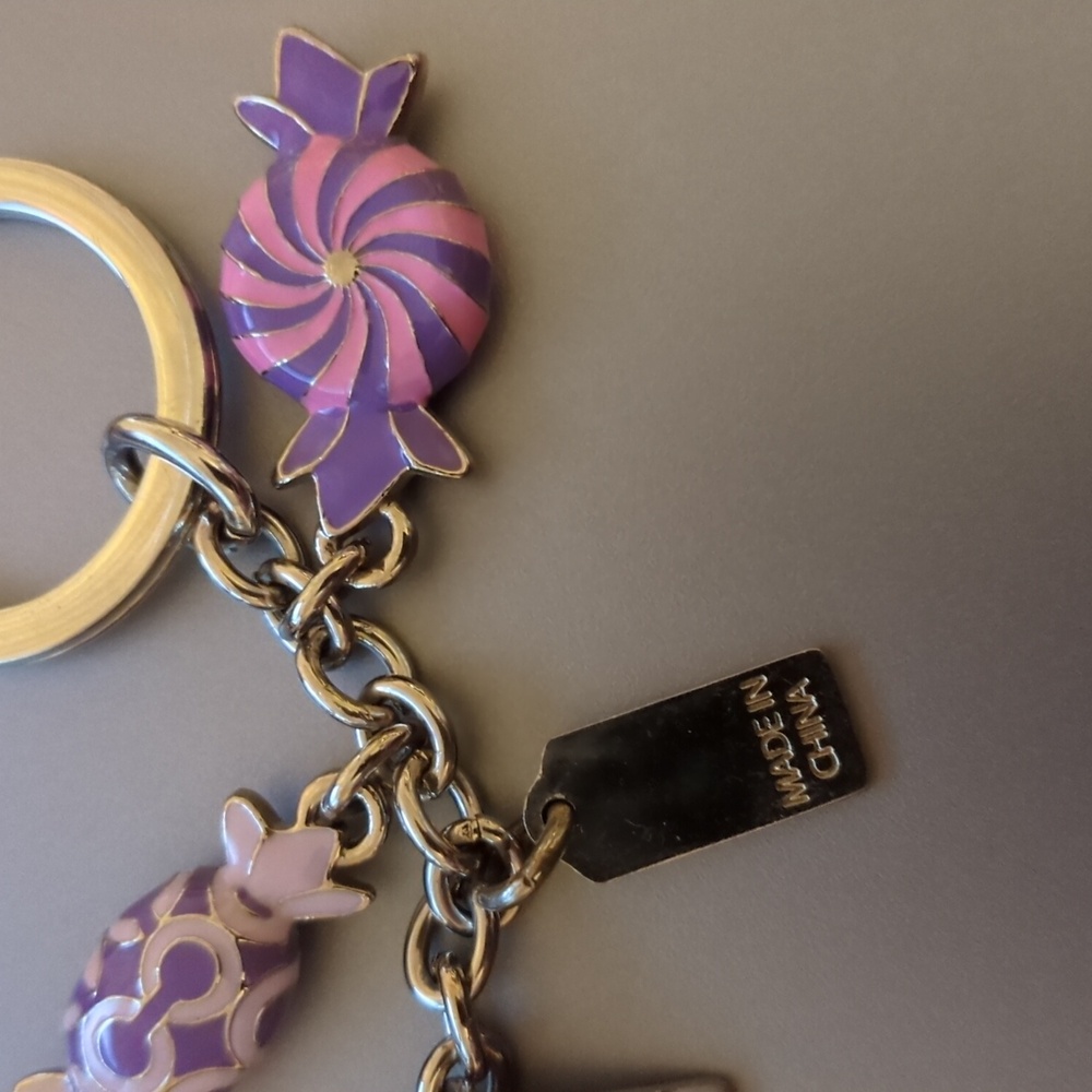 COACH Candy Keychain Purse Charm RARE - Picture 2 of 11